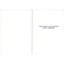 Women Shoe Shopping - Avanti America Collection Funny Birthday Card