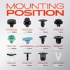 A-Premium 120PCS Trim Clip Bumper Retainer Fastener Kits Compatible with