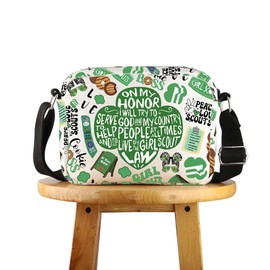 Scout Cookie Boss Crossbody Bag Scout Gift Girl Troop Leader Gift Cookie lover gift Adventure Lover Squad Gift (Cookie Boss HCross UK)