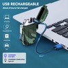 LcFun Waterproof Electric Dual Arc Lighter USB Rechargeable Outdoor Windproof