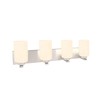 Aspen Creative 62221, Four-Light Metal Bathroom Vanity Wall Light Fixture,