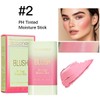 PH Color Changing Blush Stick, Multi-purpose Makeup Hydrating Blush Stick,
