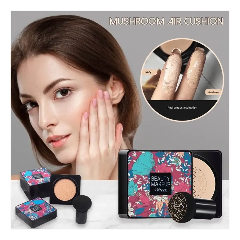 /-. Base De Maquillaje Bb Cream Con Esponja Y Estampado