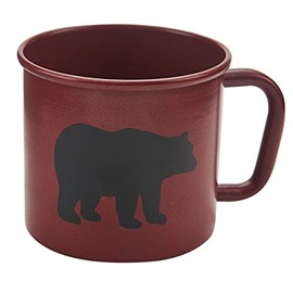 Park Designs Linville Enamel Bear 4 Piece Mug Set 16 oz