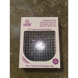 Risute Lash Clusters 192 Pcs Cluster Lashes DIY Lash Extension at Home Eyelash Clust...