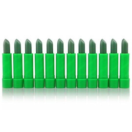 3PCS Aloe Vera Mood Lipstick Green Color (12pc/pk) by Princessa…