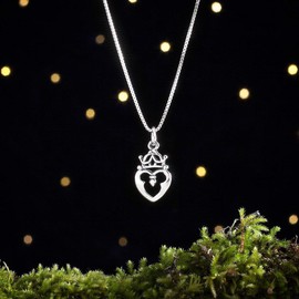 Sterling Silver Scottish Luckenbooth - SMALL - (Charm Only or Necklace)