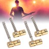 Bass Bridge Saddle Set, 4Pcs Bass String Saddle 4‑String Brass