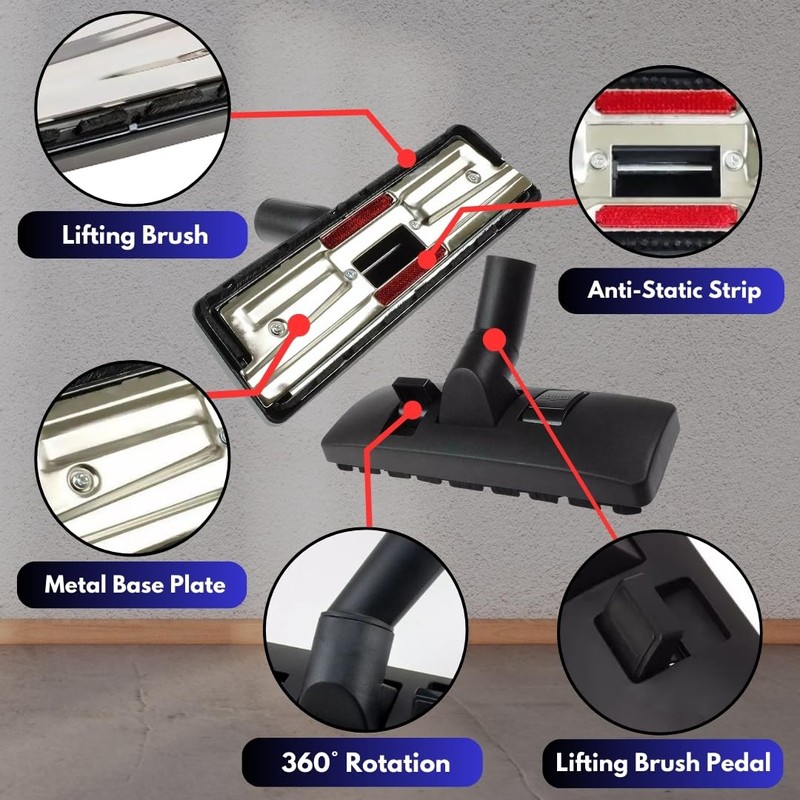 Replacement for Henry Hoover Head 32mm Attachment Vacuum Brush Head