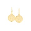 WINDALF SVALA Earrings 3.5 cm The Flower of Life Bronze,