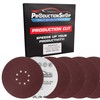 ProductionShop Premium 9" Red 8-Hole Pattern 60 Grit Sanding Discs,