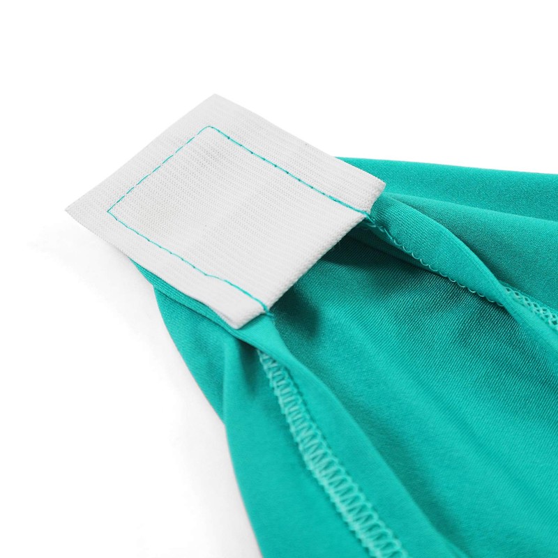 Peomeise 6FT Spandex Table Cover Rectangular Stretch Spandex Tablecloth (Turquoise,6FT)