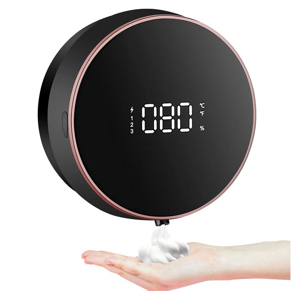 NOVANEX Automatic Wall-Mounted Electric Foaming Soap Dispenser : Hand-Free, Rechargeable,