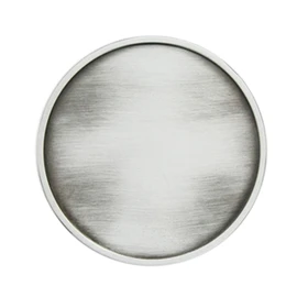 Schnalle123 Belt Buckle Classic Blank Round Western 3D Look for Interchangeable Belt Buckle Buckle Model 204, silver