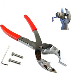AVETUL Car Door Cover Disassembling Clamp Pliers, Snap Plier Key Cap Removal Tool Metal Push Pin Plier Face Cap Removal Tool for Removing Installing the Lock Cover Face of a Car Lock