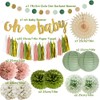 Sage Green and Dusty Pink Baby Shower Decorations Olive Sage