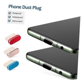 UPKOCH 5piezas Tapones Antipolvo Tipo-c para Protección del Puerto De Carga Cubierta De Aleación De Aluminio Compatible con Smartphones