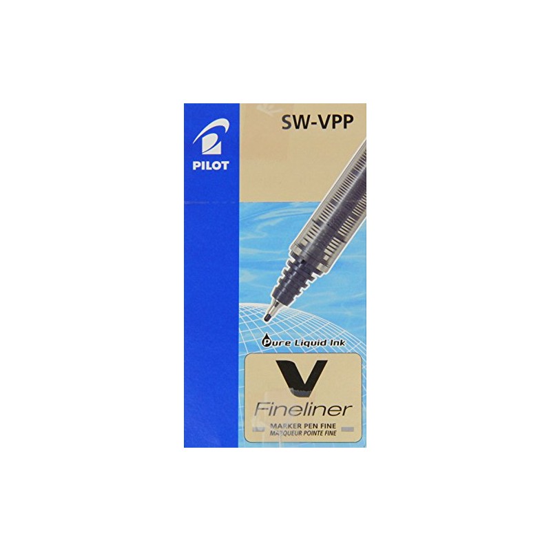 Pilot V Fineliner Liquid Ink 1.2 mm Tip - Blue,