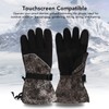 1Pair Heated Gloves DC Connection Battery Powered Touchscreen 3 Adjustable