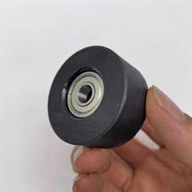 F Fityle Pack of 4 Rowing Machine Bearing Wheel, Strength Training Rowing Machine Pulley, Rowing Machine Bearing Wheel Trainer Gear for Fitness Strength Training Workout Home Gym Sports Replacement