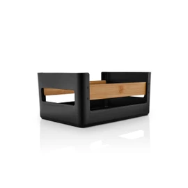 EVA SOLO Nordic Kitchen Pantry Box Create Overview, Space and Order in Your Pantry, Kitchen or Bathroom with the Stackable Crates, Danish Design, Black