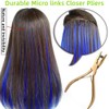 Kit de herramientas de extensión de cabello, extensiones de cabello