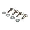 TCT-MOTORPARTS Fasteners Hard Saddlebag Mounting Pin Bolts Fit for Harley