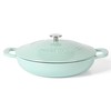 Martha Stewart 3.5-Quart Enameled Cast Iron Dutch Oven Braiser -