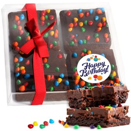 Happy Birthday To You 4 Pack Individually Wrapped Brownies