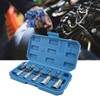 10PCS Triple Square Spline Bit Socket Set Low Wear Accurate