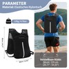 Peginmol Running Vest for Men & Women, Lightweight Hydration Backpack