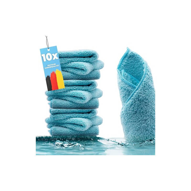 HELOME Microfibre Super Suction Cloth / Dust Cloth in Pack