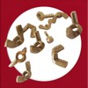 M6 Solid Brass Wing Nuts DIN315 (Pack of 10)