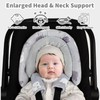 Baby Car Seat Head Support with Extra Headrest, 2-in-1 Babybody