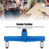 Dowel Jig Center Scriber Line Offset Systerm for Woodworking Drilling
