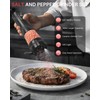 2Packs Electric Salt and Pepper Grinder Set with Digtal Display