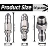 Pressure Washer Sewer Jetter Nozzle - Stainless Steel Drain Cleaning