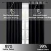 RYB HOME - Cortinas opacas de 54 pulgadas para sala