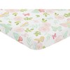 Adorable Butterfly Floral Mini Crib Sheet 24 x 38 Size