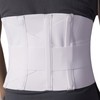 DMI Adjustable Lumbar Support Back Brace with Rigid Steel Stays,