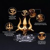 Artarium Trishul with Damru Decorative Showpiece for Pooja, Decoration,Temple Home