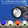 APLOS AP70 Scuba Diving Flashlight, 6000 Lumen Dive Light, Waterproof