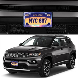 Space Galaxy License Plate Frame Blue Cloud Stars Sky Stainless Steel License Plate Holder Auto Parts Decoration with Screws License Plate Holder 12x6 Inch for Women Gift Car Accessories