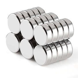 SANKRO Pack of 50 Neodymium Magnets (8 x 1 MM) – Magnets – Strong Magnets – Neodymium Magnet – Fridge Magnets – Magnetic Whiteboard Magnets – Small Magnets – Powerful Neodymium Magnets – Stationery