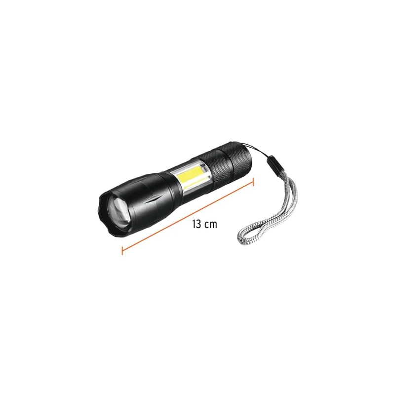 Truper LINAR-260, Linterna de 1 LED 270 lm con luz