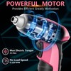 Electric Screwdriver 3.7V Pink USB Small Power Screwdriver Set. Cordless