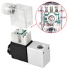 Heschen Electric Pneumatic Solenoid Valve 2V025-08 220VAC PT1/4 2/2 Way