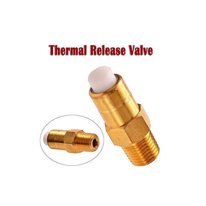 GWEI 1/4'' Brass Thermal Release Safety Relief Valve for Pressure