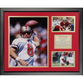 Legends Never Die Steve Young Framed Photo Collage, 16" x 20"