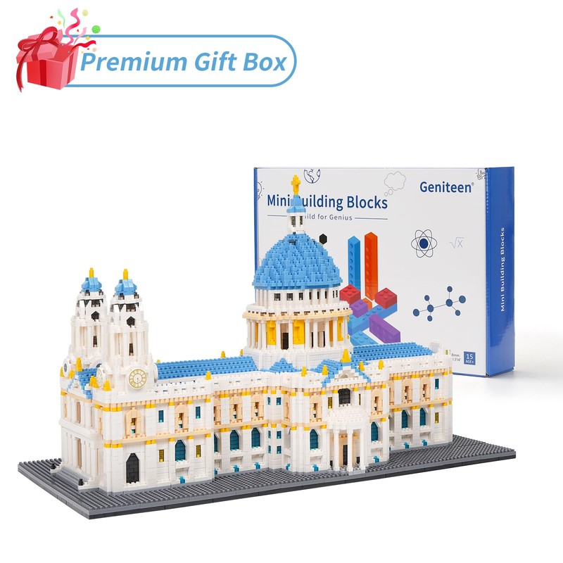Geniteen Building Blocks Set, St Paul's Cathedral Model Building Kit